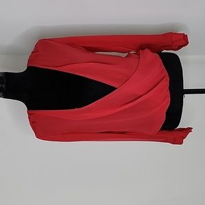 🫶🏽Calvin Klein wrap front top